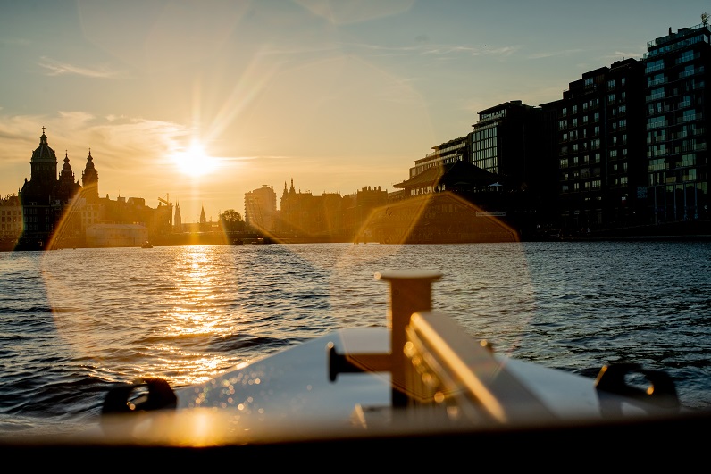 sonnenuntergang amsterdam