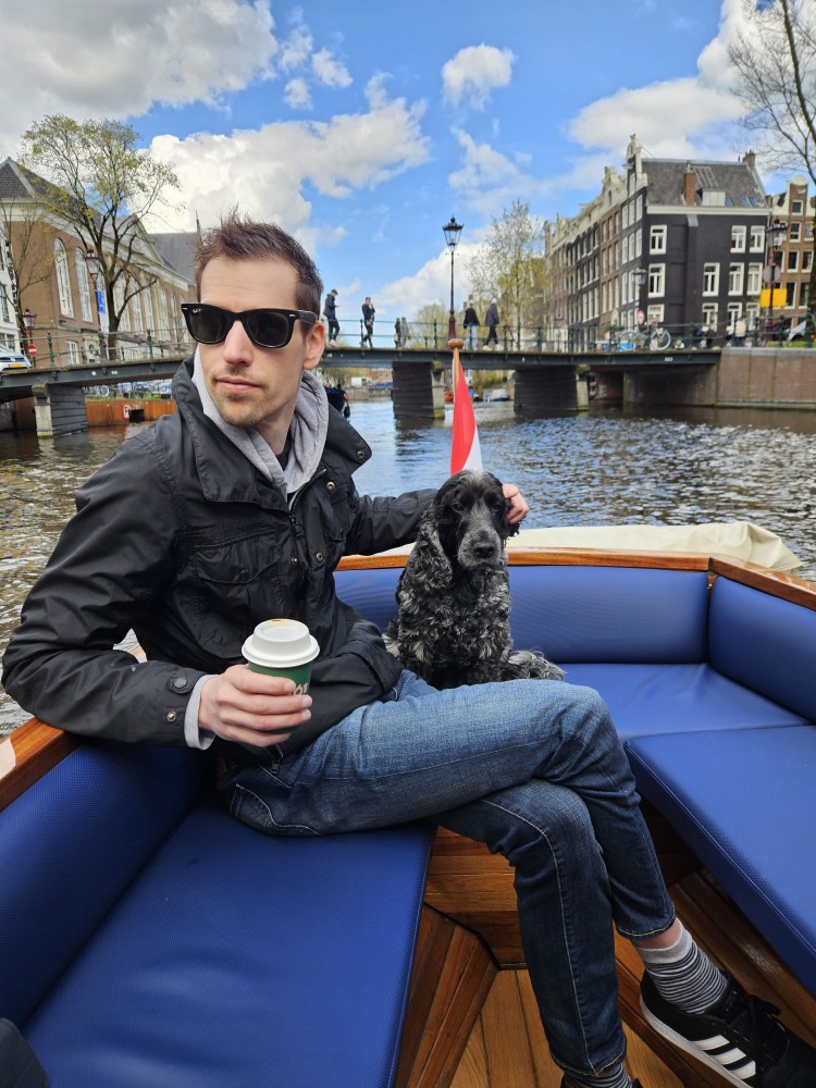 holland mit hund